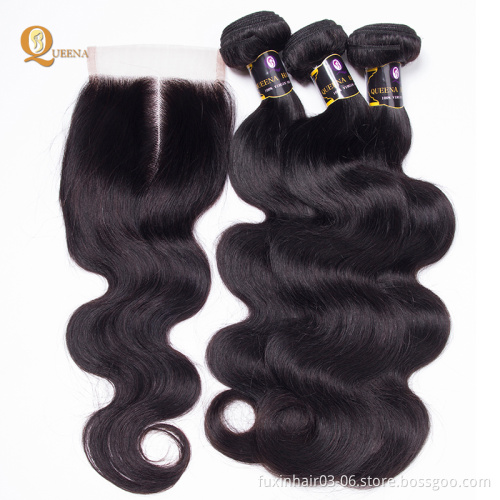 Wholesale 100% Remy Virgin Human Hair Body Wave Virgin Hair Bundles Peruvian Hair WEAVING Machine Double Weft